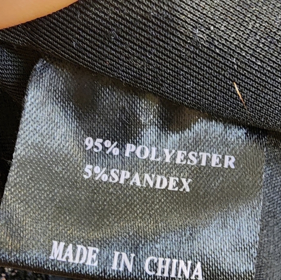 RAT BABY Black Velvet Sparkle Bodycon Mini Dress size S - Picture 13 of 15